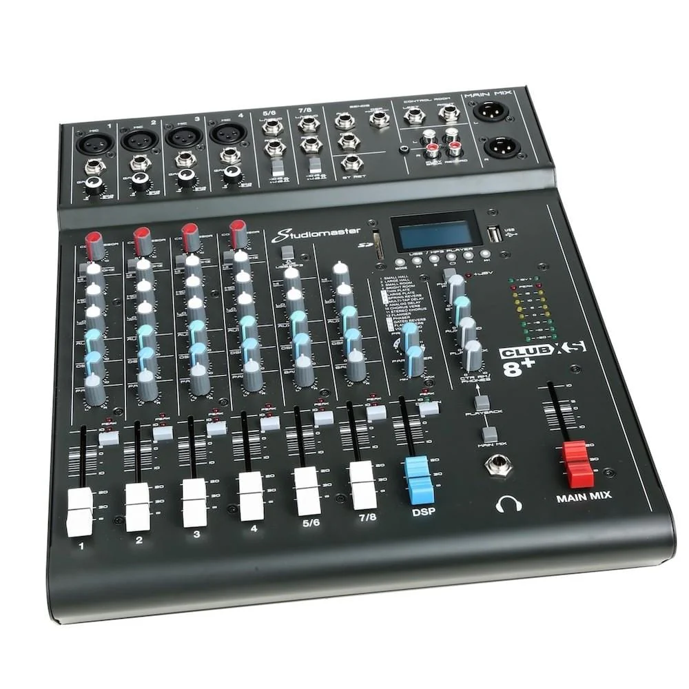 Studiomaster CLUB XS8 Plus 8 Channel Analog Mixer - Image 2