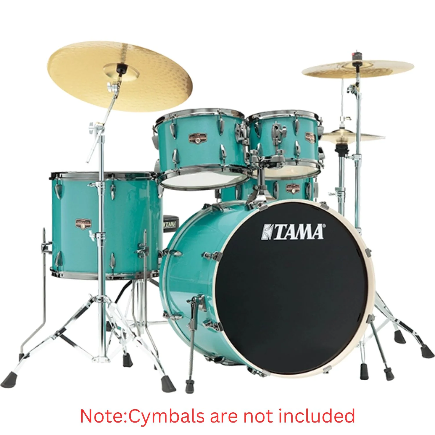 Tama IP52H6W Imperial Star 5 Piece Acoustic Drum Kit with Hardware and Drum Throne - Image 14
