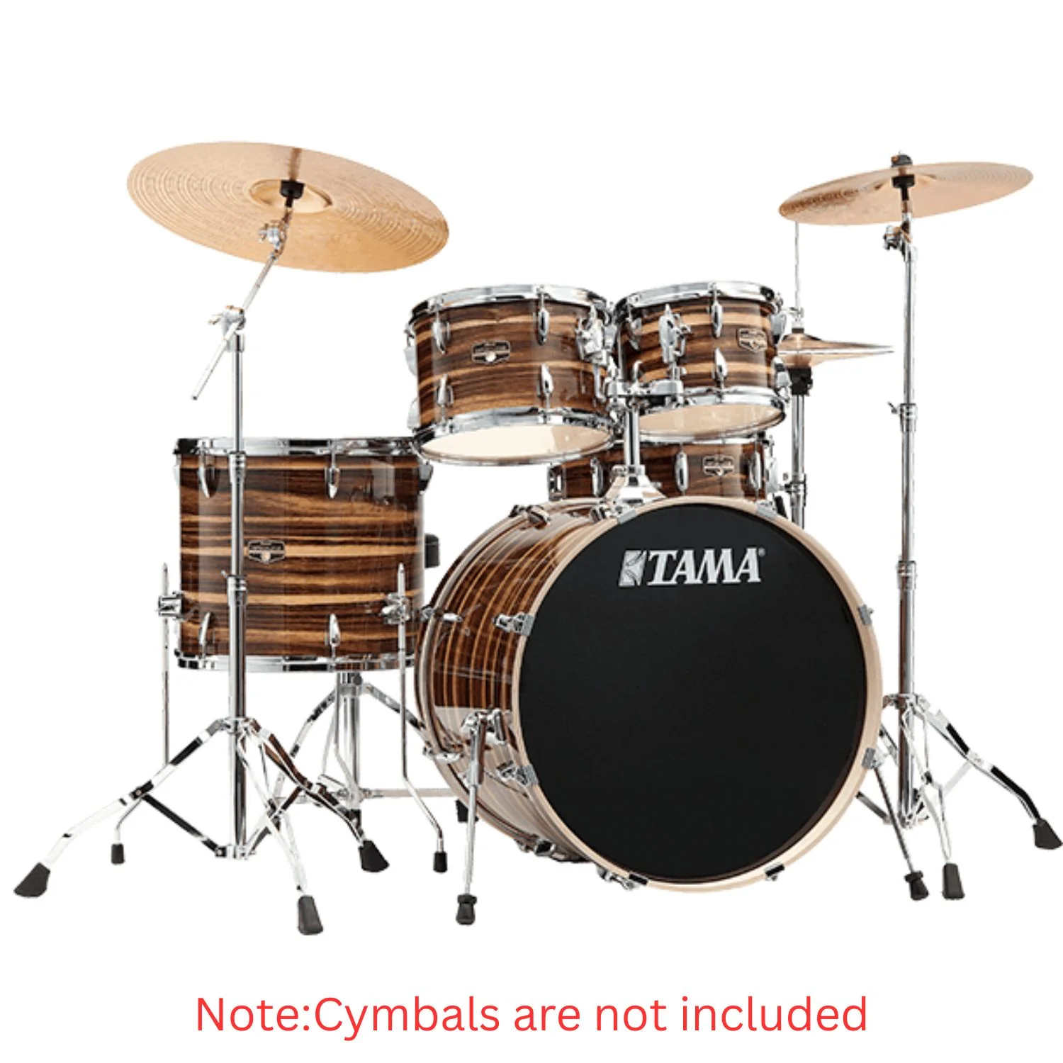Tama IP52H6W Imperial Star 5 Piece Acoustic Drum Kit with Hardware and Drum Throne - Image 8