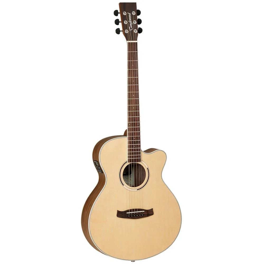 Tanglewood DBTSFCEBW 6-Strings Discovery Exotic Black Walnut Electro Acoustic Guitar