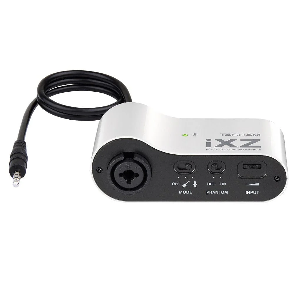 Tascam iXZ Mic & Instrument Interface for iPad / iPhone / iPod touch