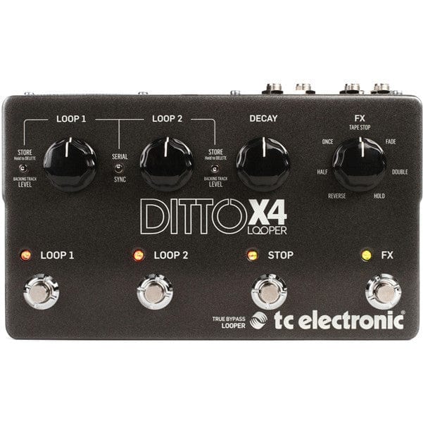 T.C. Electronic Ditto X4 Looper Guitar Looper Effects Pedal