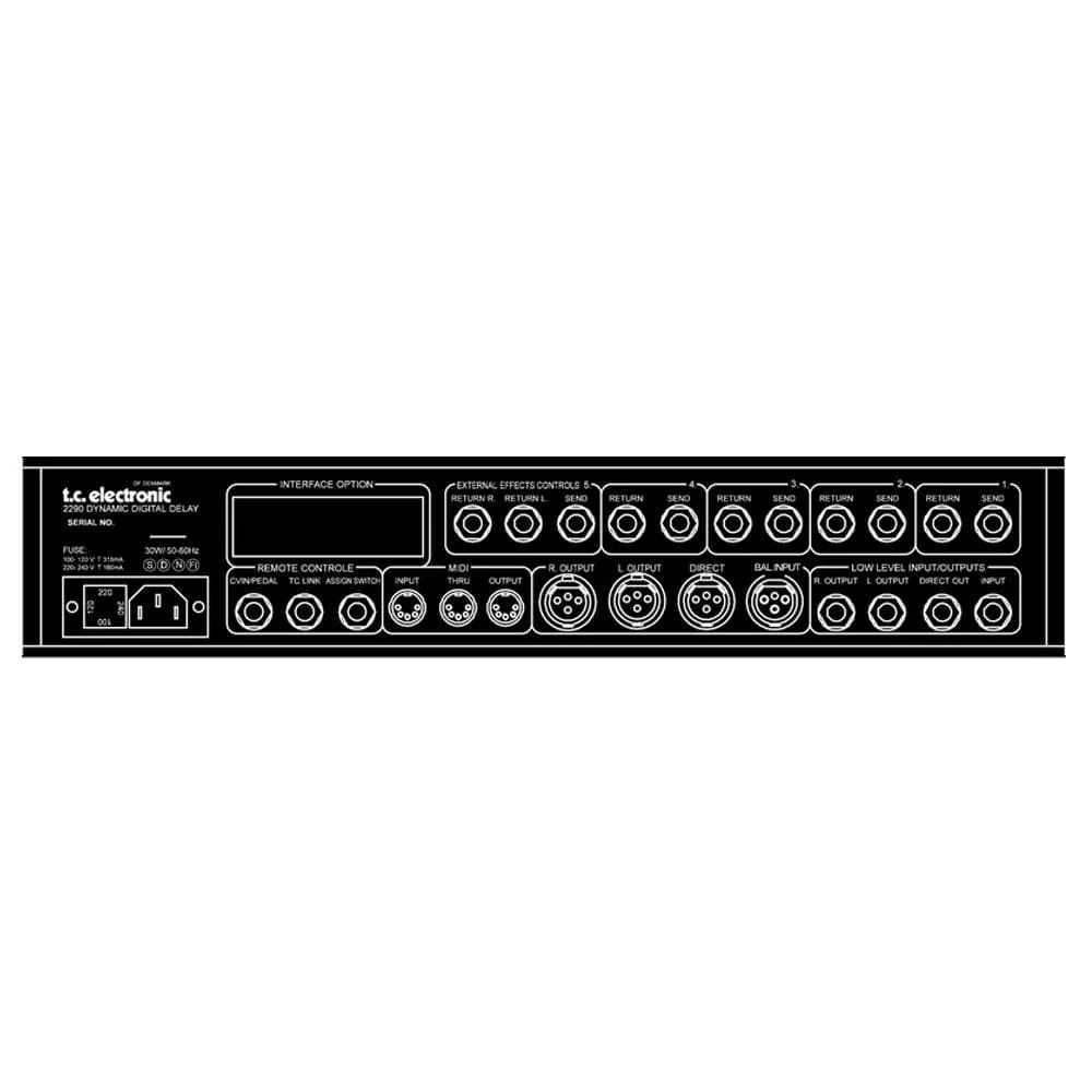 TC Electronic TC 2290 Dynamic Rack Mounted Effects Processor - Image 2