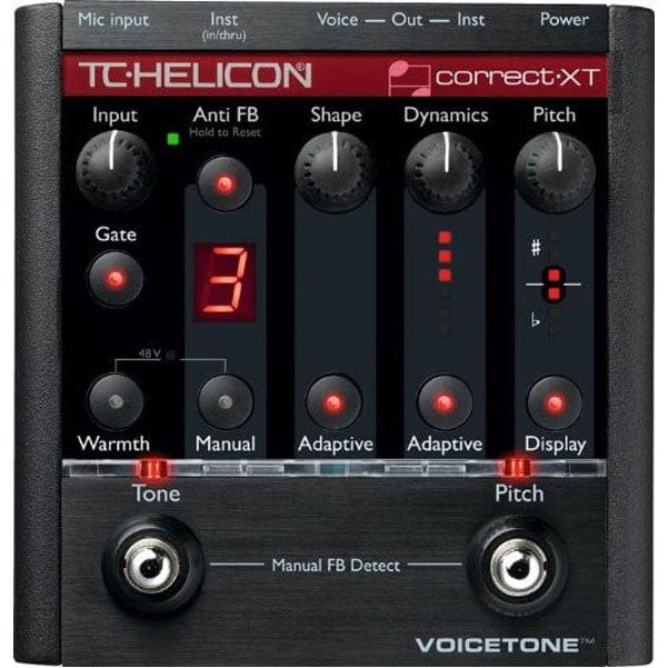 TC-Helicon VoiceTone Correct XT - Vocal Effects Processor
