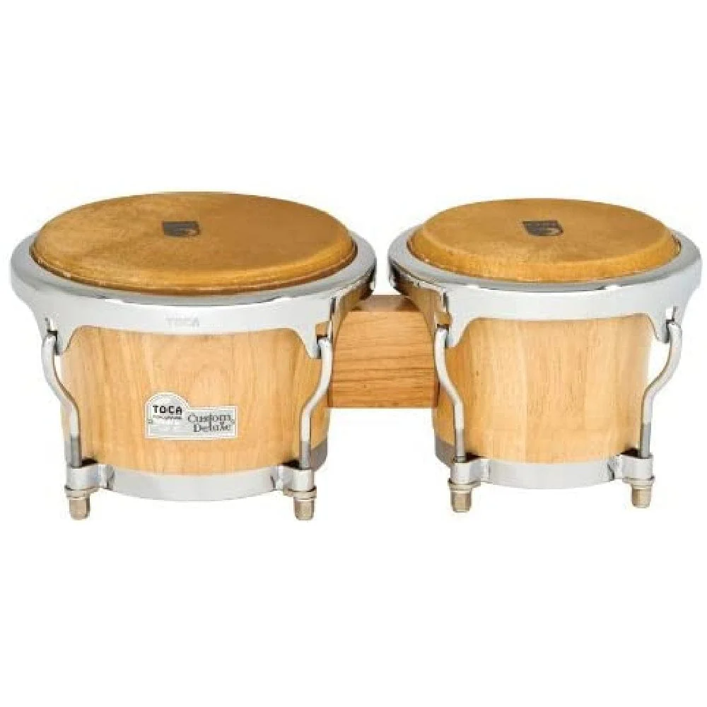 Toca Percussion 4600 Series Custom Deluxe Wood Bongos - Image 2