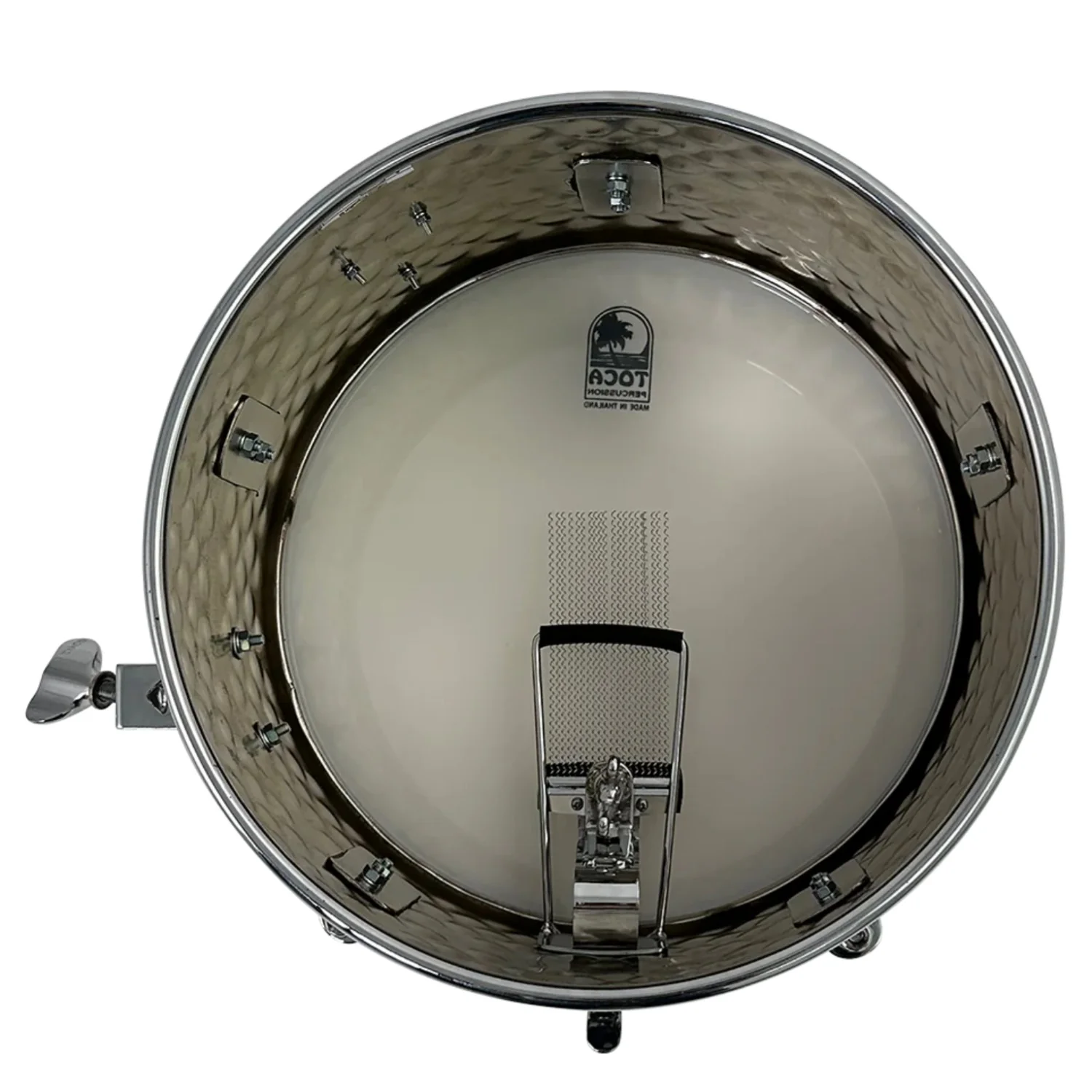 Toca T-712-HH 7" Hammered Steel Snare Timbale - Image 3