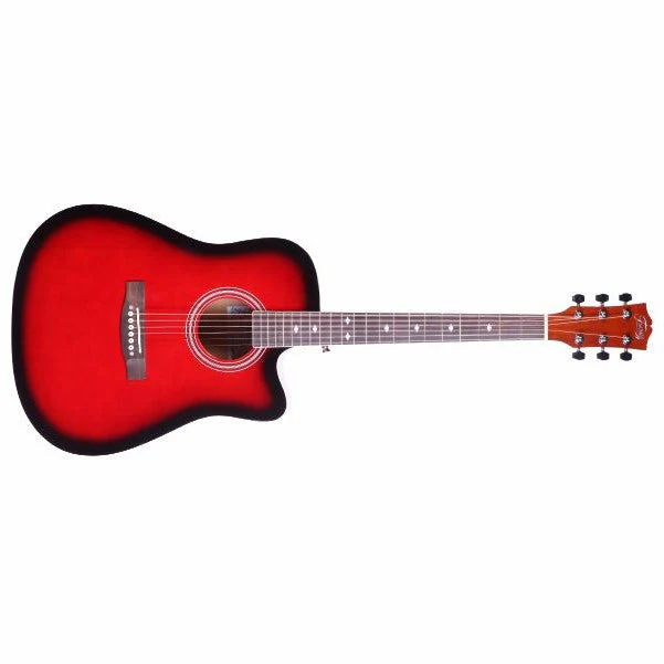 Trinity TNY-5000 41inch Acoustic Guitar with Cutaway - Image 4