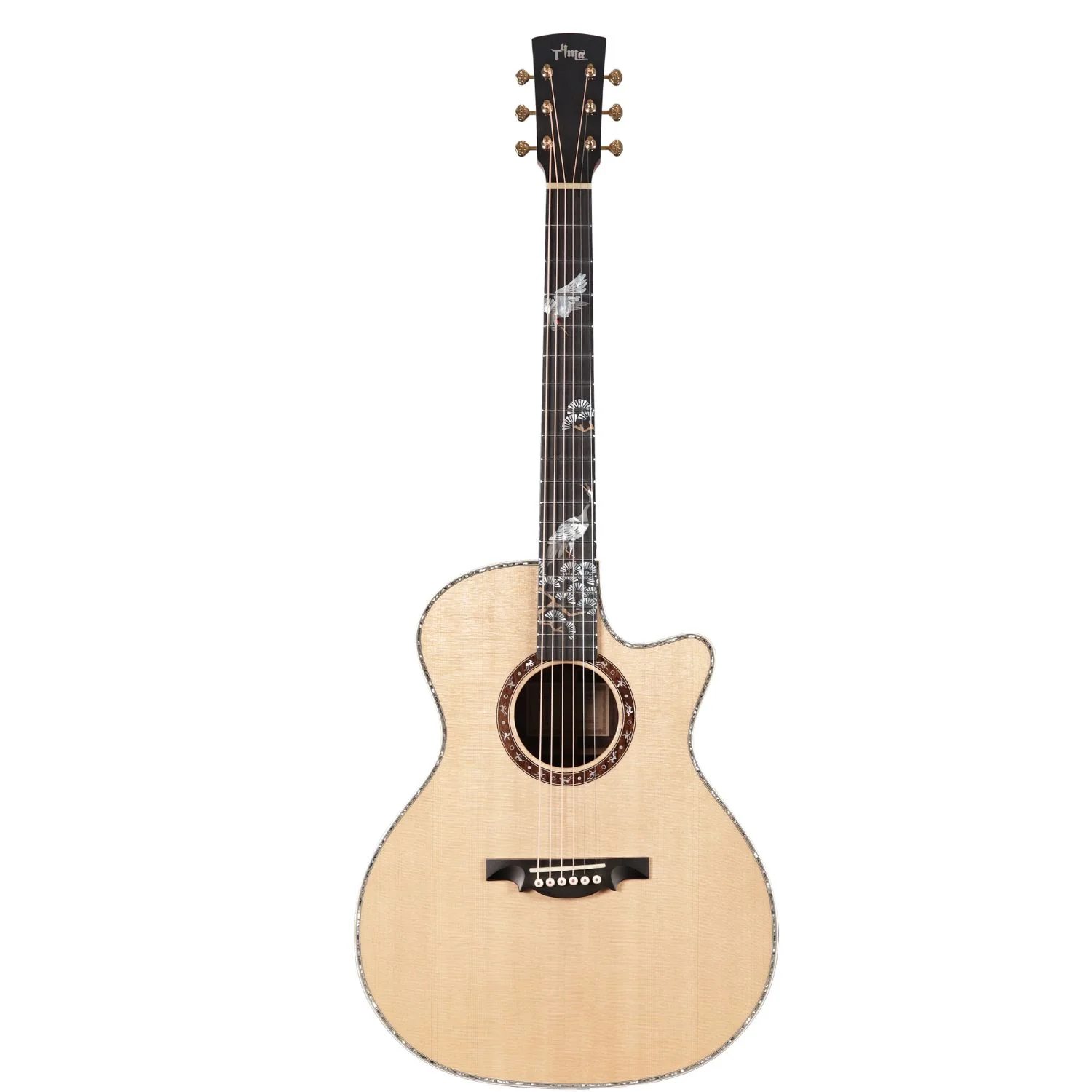 Tyma M3 Custom Series Grand Auditorium with Premium Inlays Electro Acoustic Guitar
