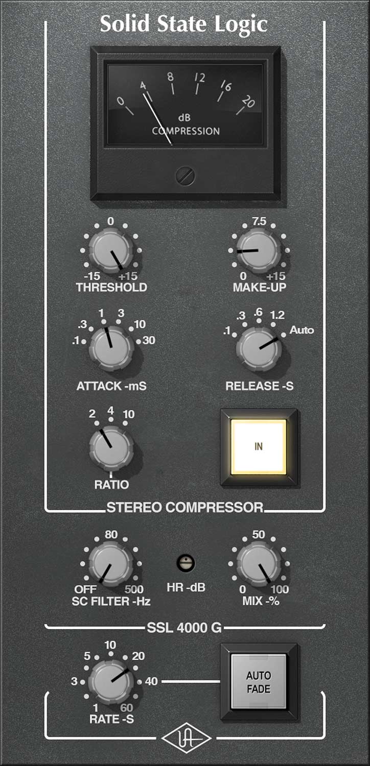 UAD SSL 4000 G Bus Compressor Audio Plug-in - Image 2