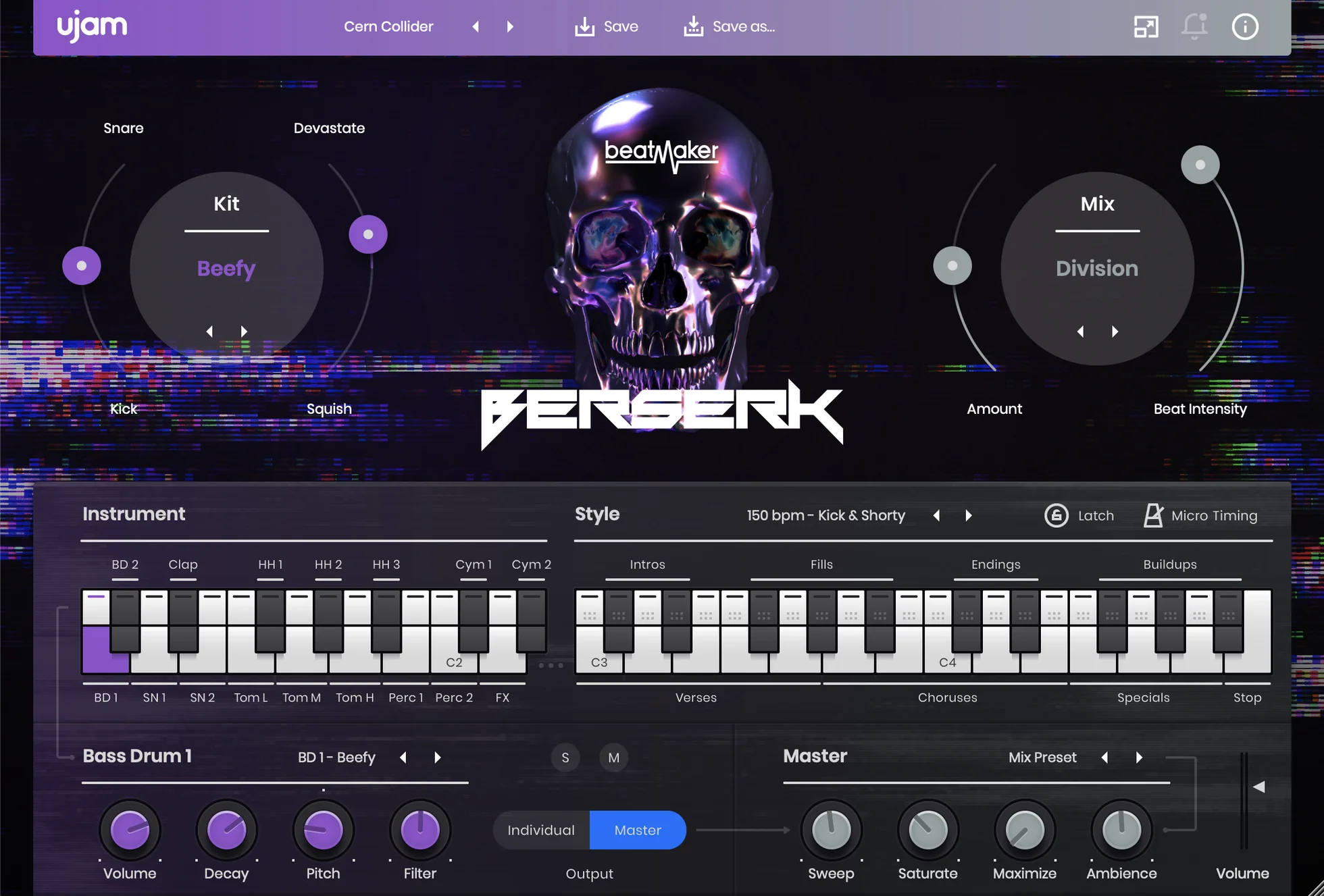 UJAM BERSERK: Drum Machine – Professional Audio Software & Plugin - Image 2