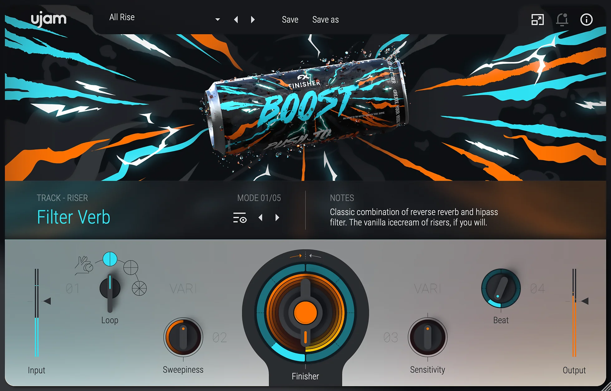 UJAM BOOST: Transition Plugin