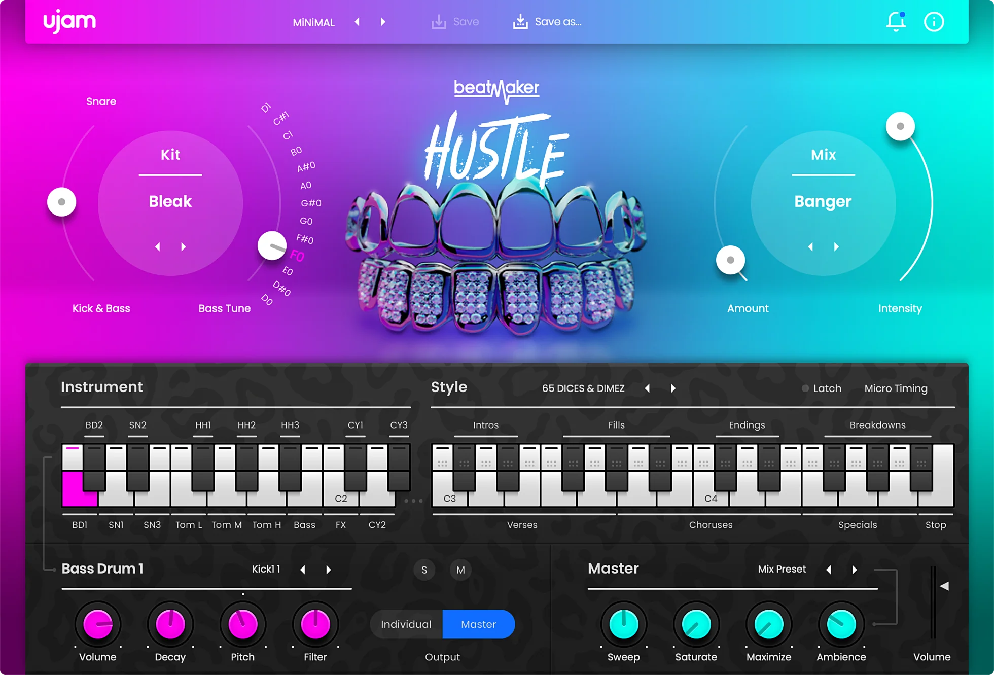 UJAM HUSTLE 2: Drum Machine – Professional Audio Software & Plugin