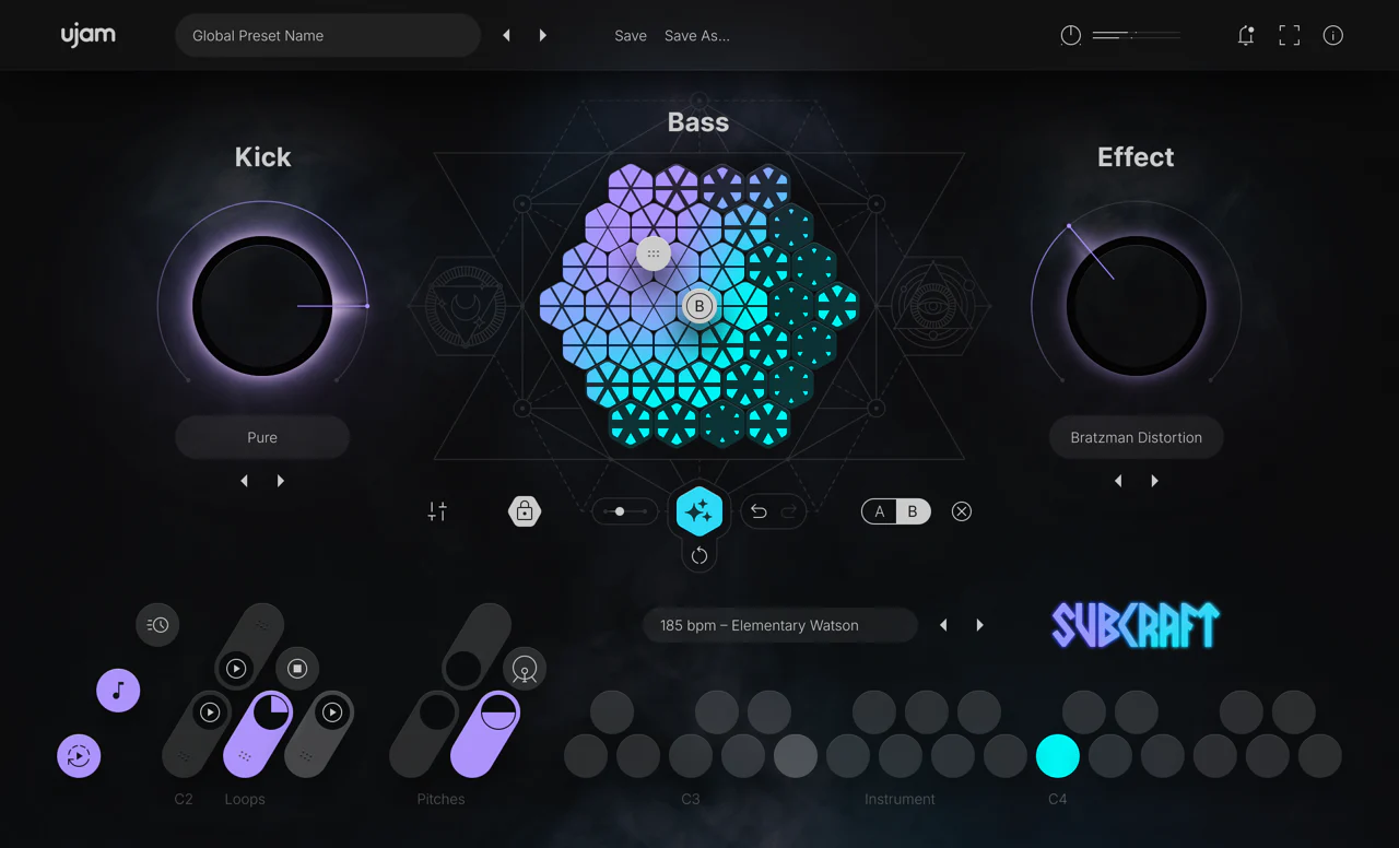 UJAM Subcraft Sub-bass Virtual Instrument – Professional Audio Software & Plugin