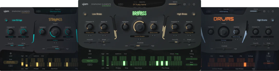 UJAM Symphonic Elements Bundle: Orchestral Instrument Bundle – Professional Audio Software & Plugin