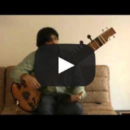 Ultimate Guru Gandhar Pancham Flat Travel Sitar - Image 2