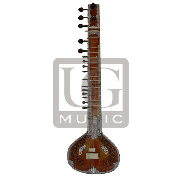 Ultimate Guru Kharaj Pancham Concert Grade Sitar - Image 2