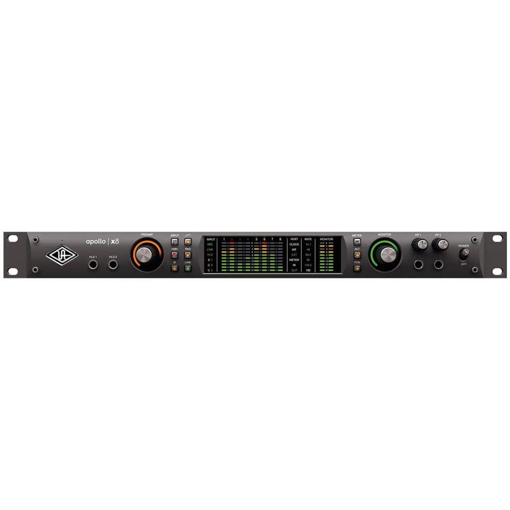 Universal Audio Apollo X8 Thunderbolt 3 Audio Interface with UAD2 Satellite Interface