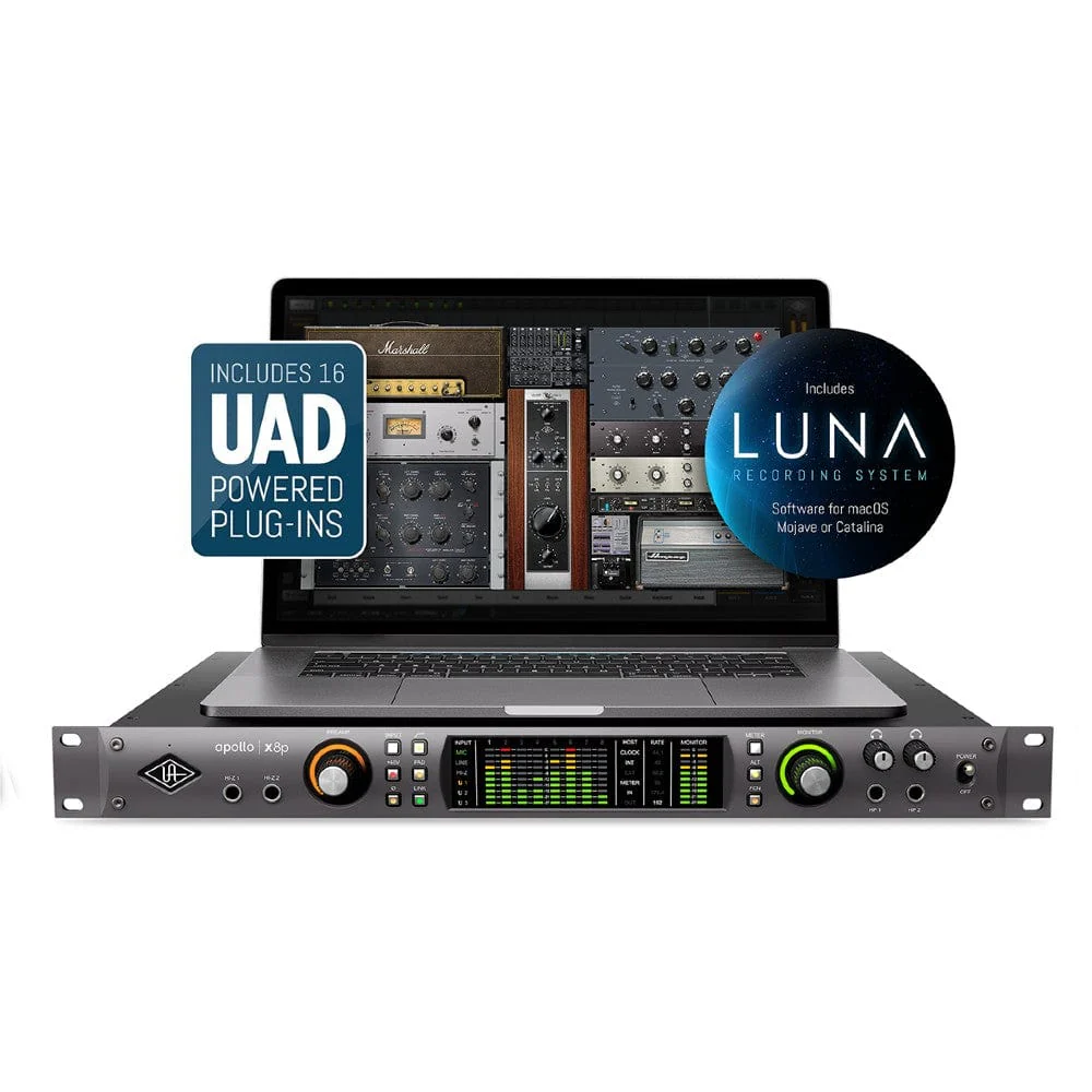 Universal Audio Apollo X8P Thunderbolt 3 Audio Interface with UAD Plug-Ins