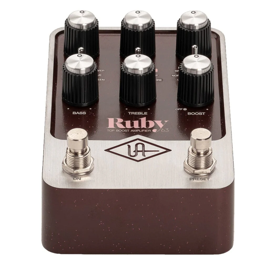 Universal Audio Ruby '63 Top Boost Amplifier Pedal - Image 2