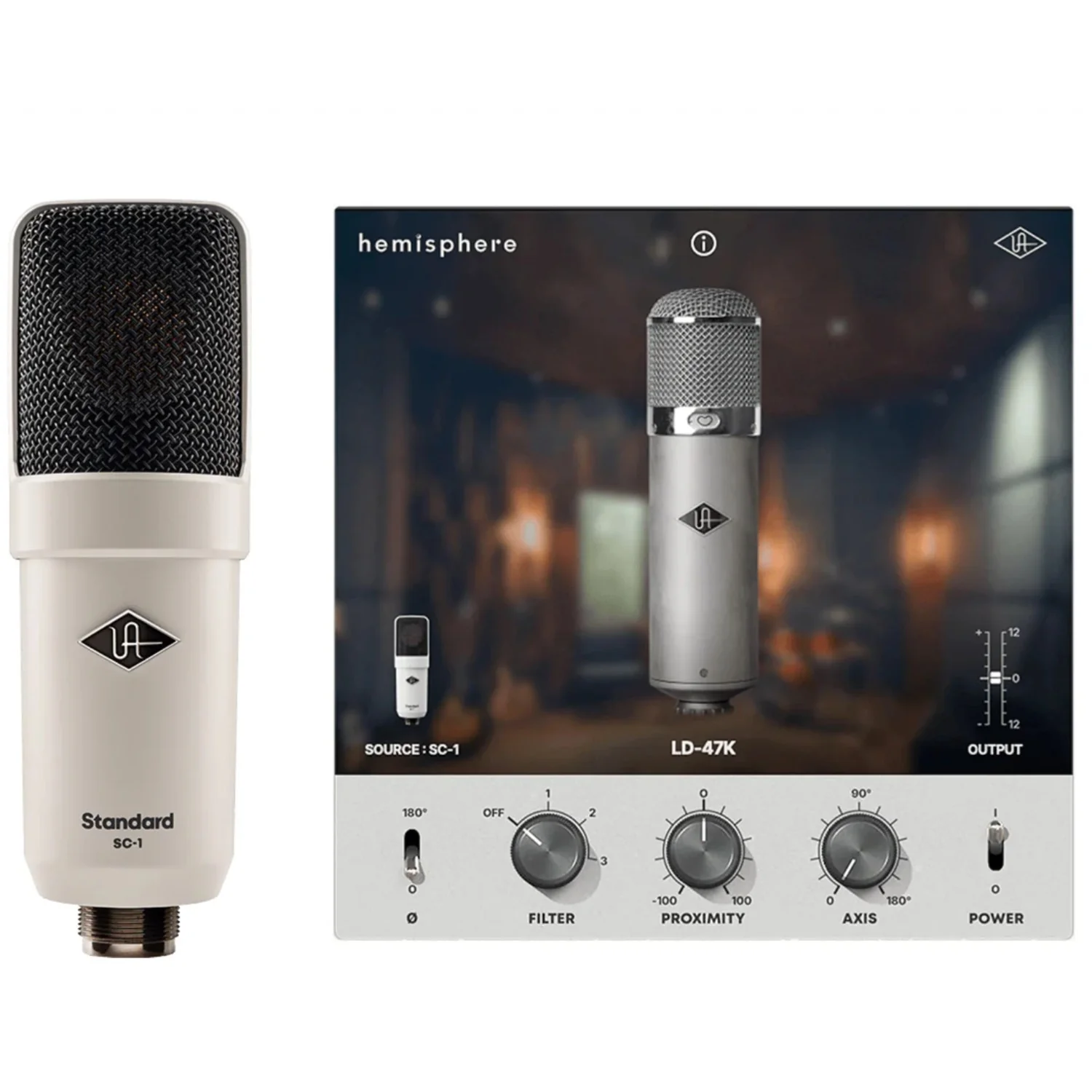 Universal Audio SC-1 Condenser Microphone with Hemisphere Modeling - Image 4