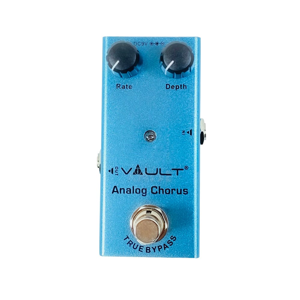 Vault Analog Chorus Effects Pedal With all Metal Body, Small Footprint & 3 Year Warranty