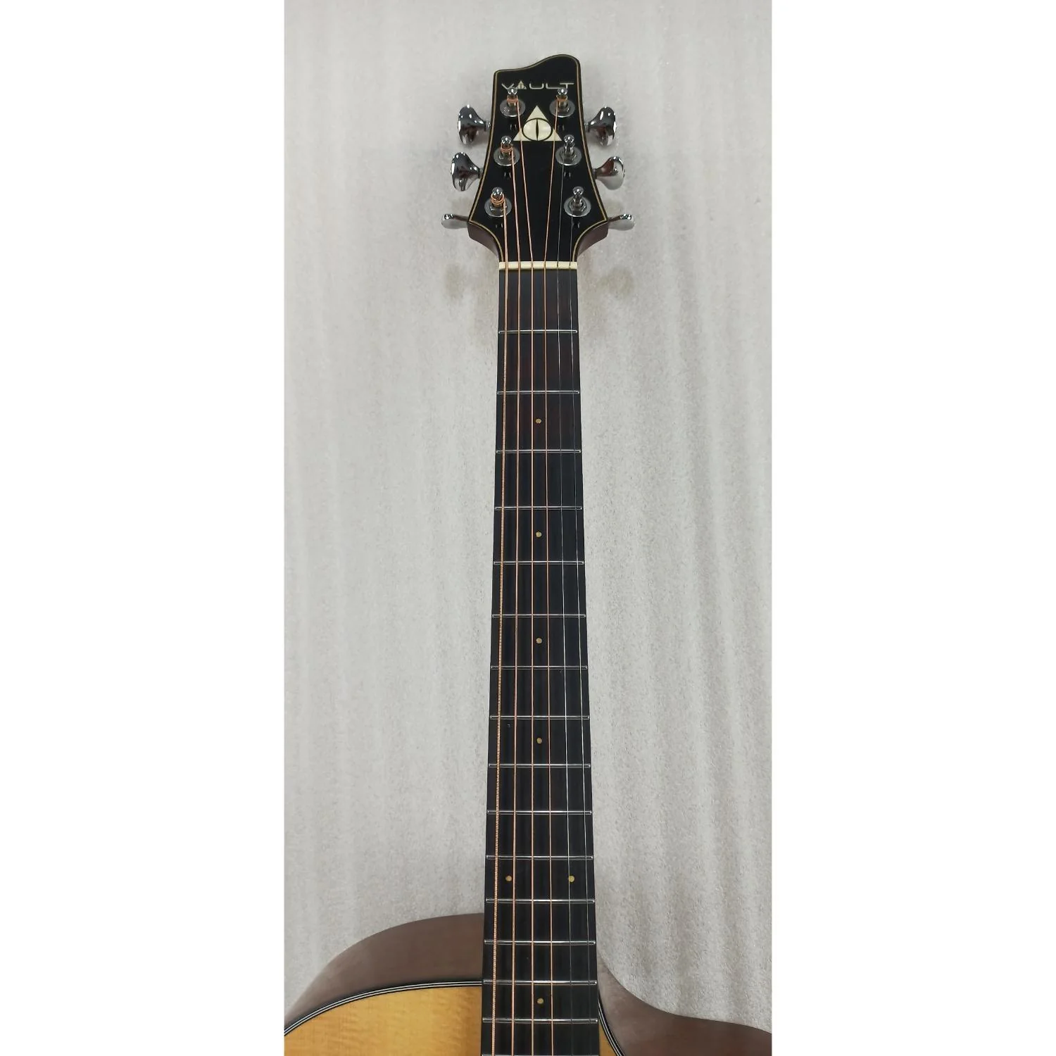 Vault Artisan Premium Acoustic Guitar with Solid Spruce Top and Solid Mahogany Back and Sides - Open Box - Image 11