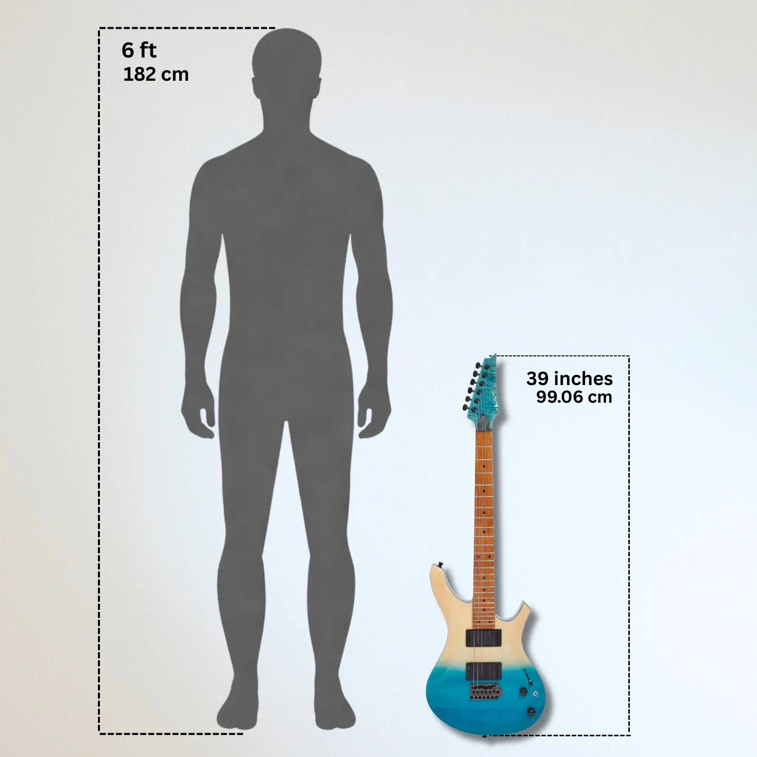 Vault Artisan RG Premium Electric Guitar with Dual Alnico V Humbuckers and Roasted Maple Neck - Image 19