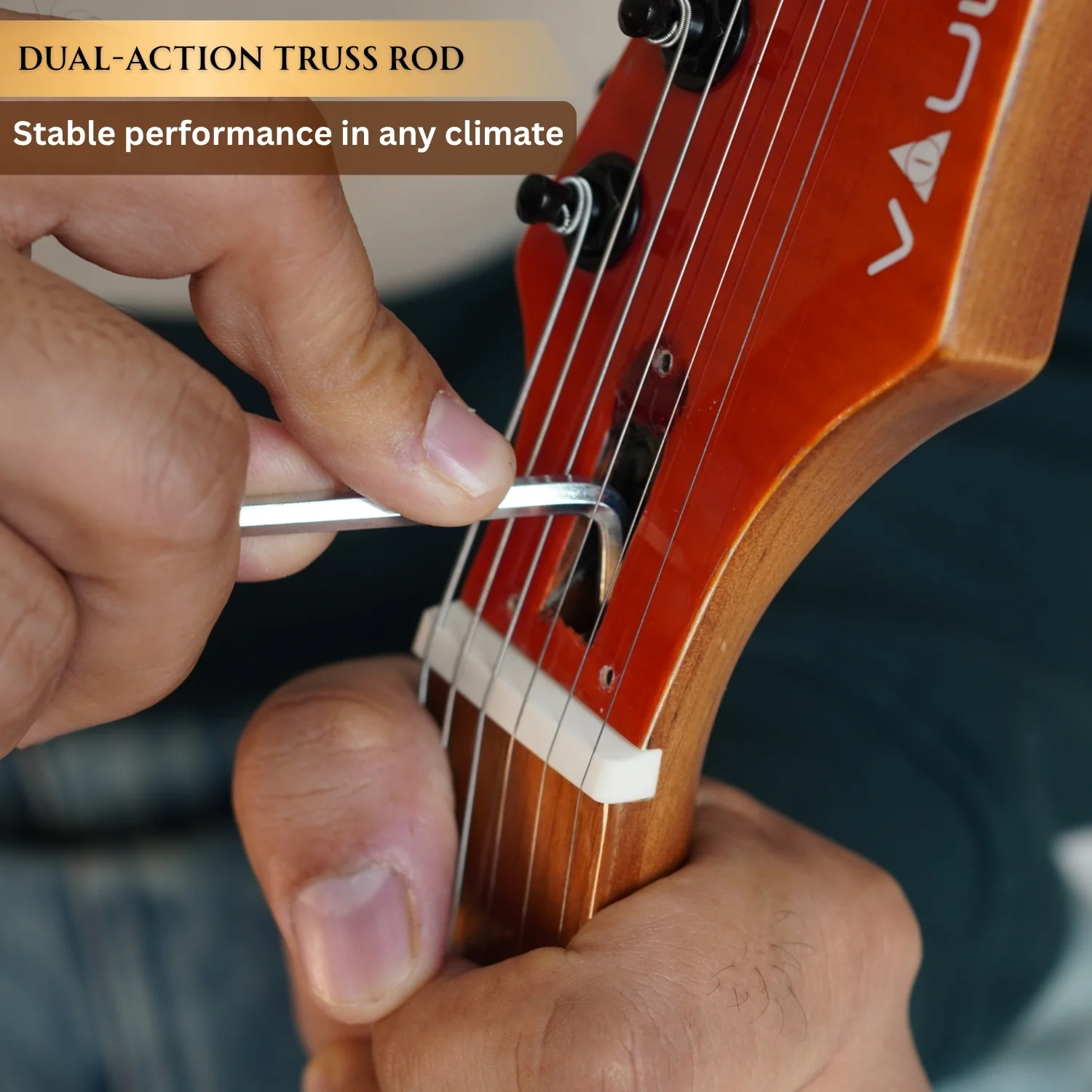 Vault Artisan RG Premium Electric Guitar with Dual Alnico V Humbuckers and Roasted Maple Neck - Image 61