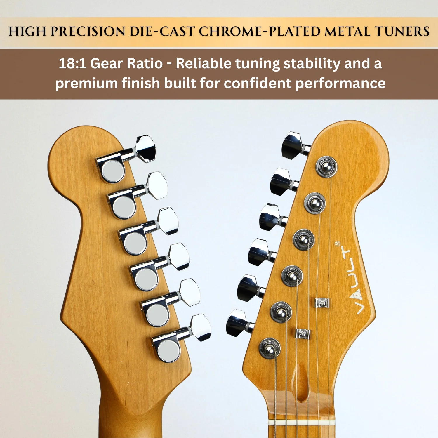 Vault Artisan ST Stratocaster Style Electric Guitar with Premium Alnico V Pickups - Image 39