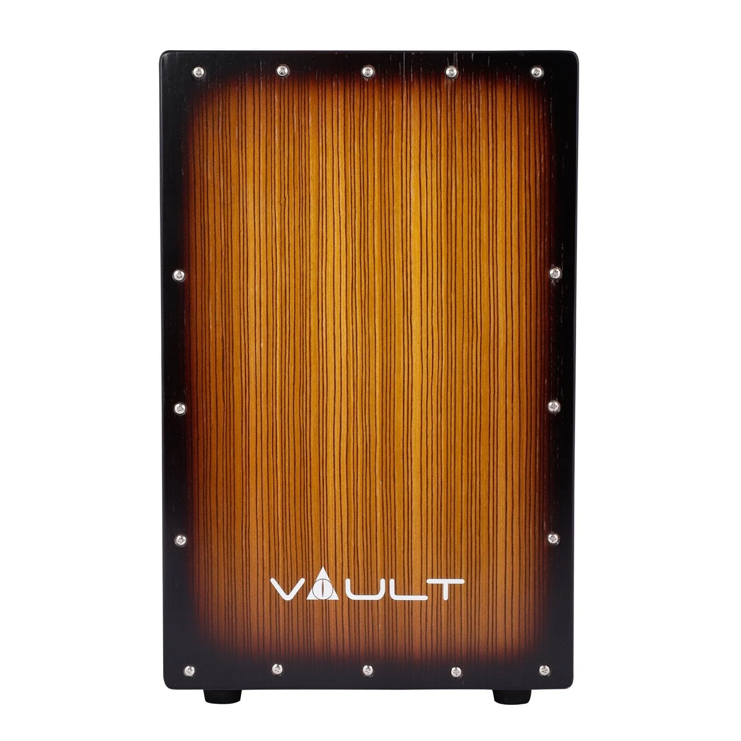 Vault BCJ-24 Birch/Black/Zebra Wood Cajon with Adjustable Snare - Image 10