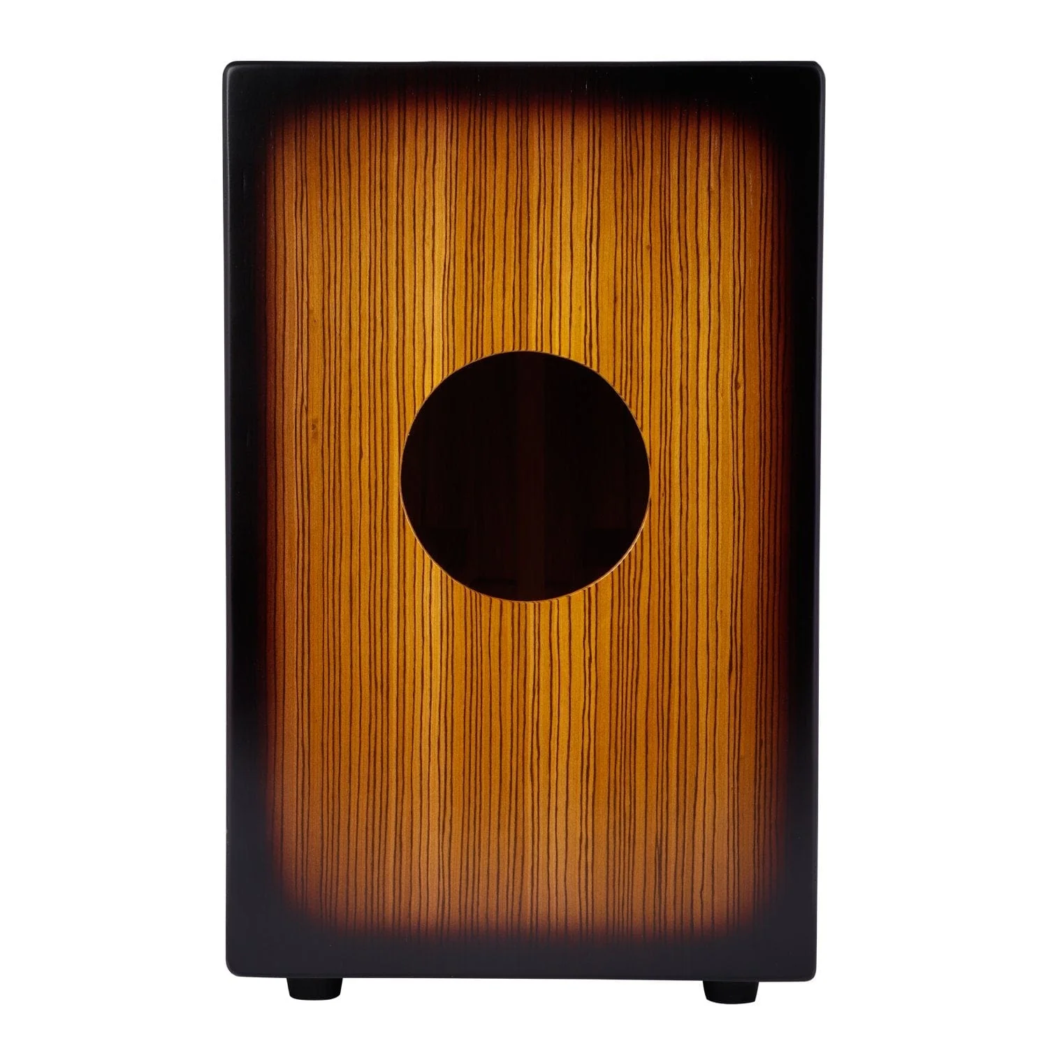 Vault BCJ-24 Birch/Black/Zebra Wood Cajon with Adjustable Snare - Image 13