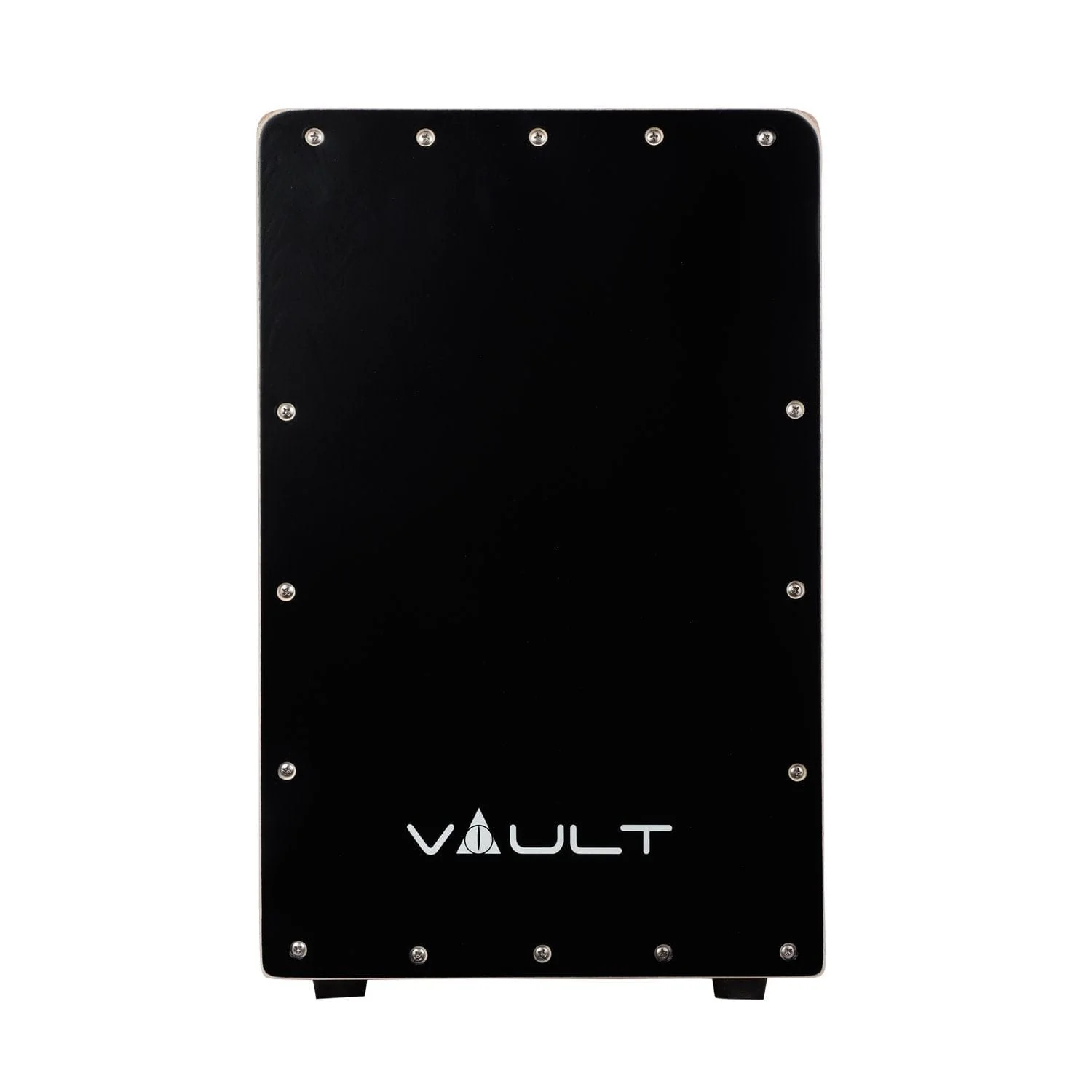 Vault BCJ-24 Birch/Black/Zebra Wood Cajon with Adjustable Snare - Image 6