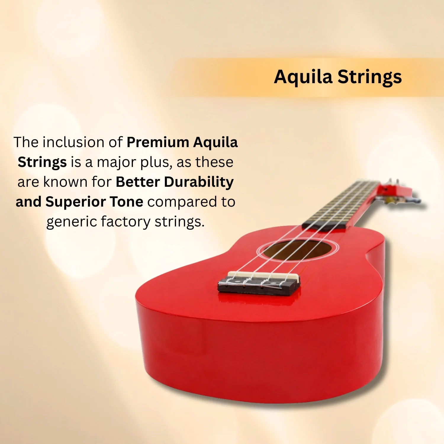 Vault UK-003 Soprano Colourful Ukulele 21 inch With Gig Bag - Image 12