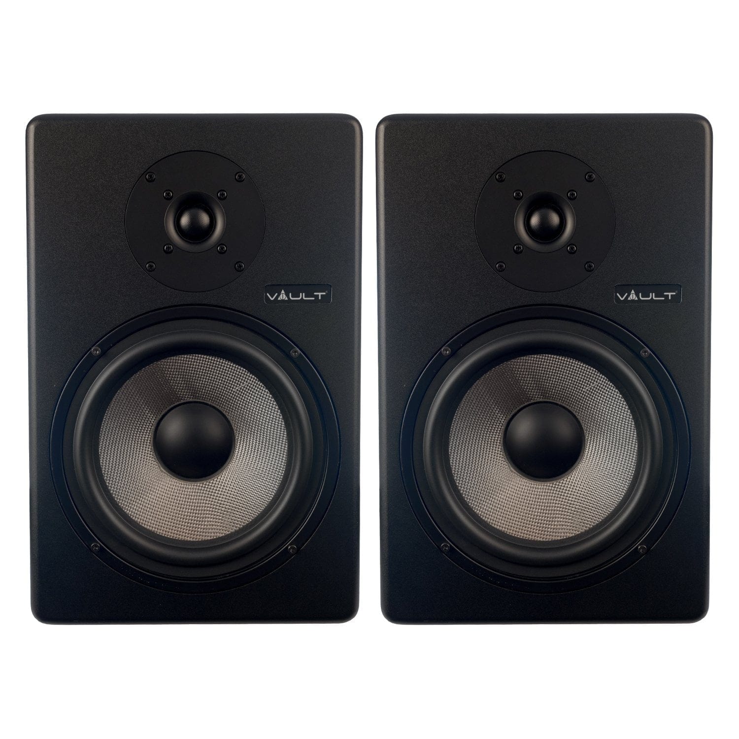 Vault C8 Powered Monitor Pair Standard Bundle with 2xSpeaker Cables, Polishing Cloth & Bitwig 8-Track - Image 2