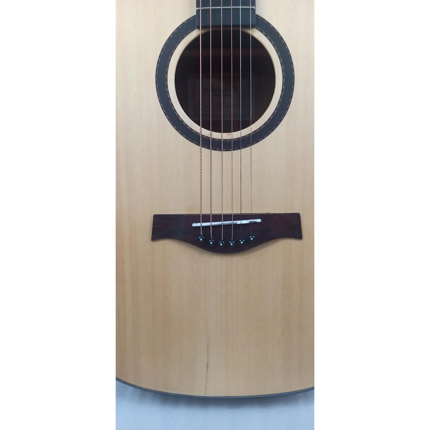 Vault DA40 41 Inch Premium Solid Spruce-Top Dreadnought Acoustic Guitar - Open Box B Stock - Image 2