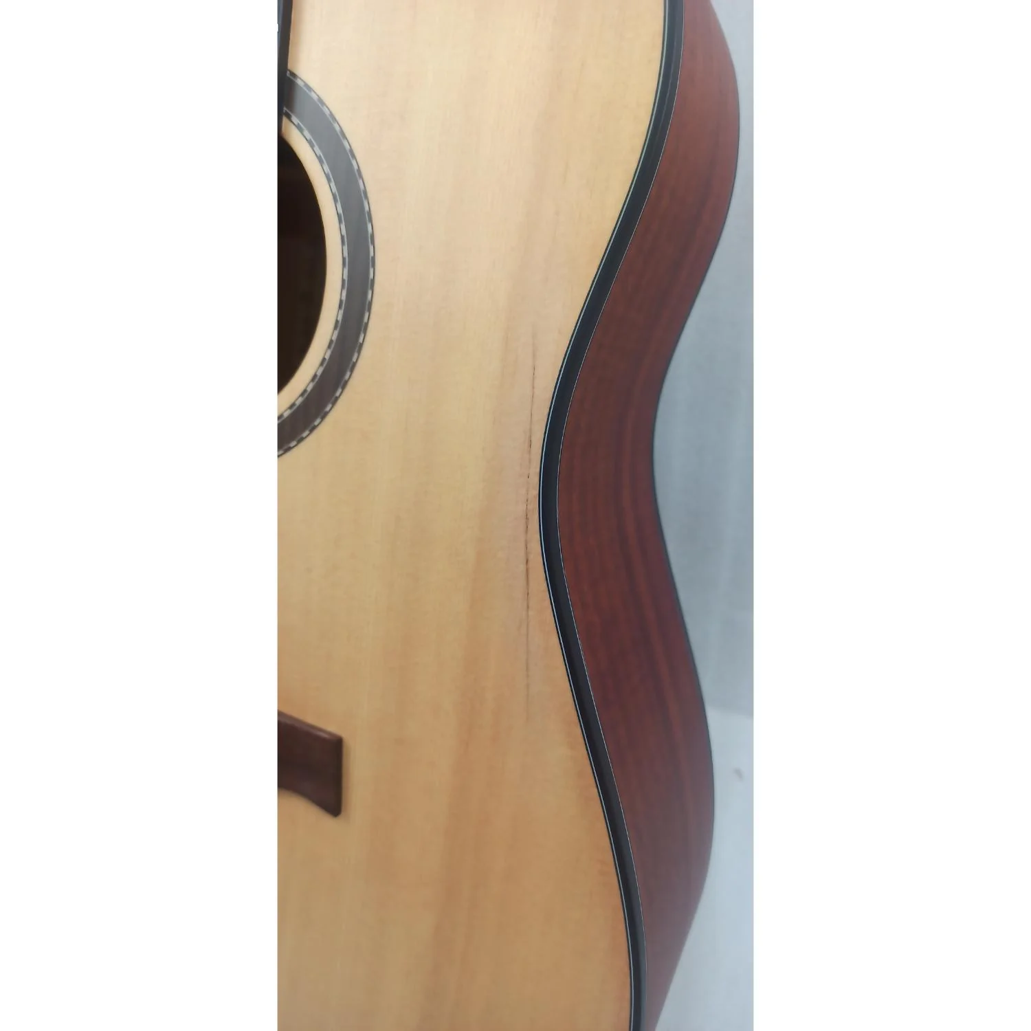 Vault DA40 41 Inch Premium Solid Spruce-Top Dreadnought Acoustic Guitar - Open Box B Stock - Image 7