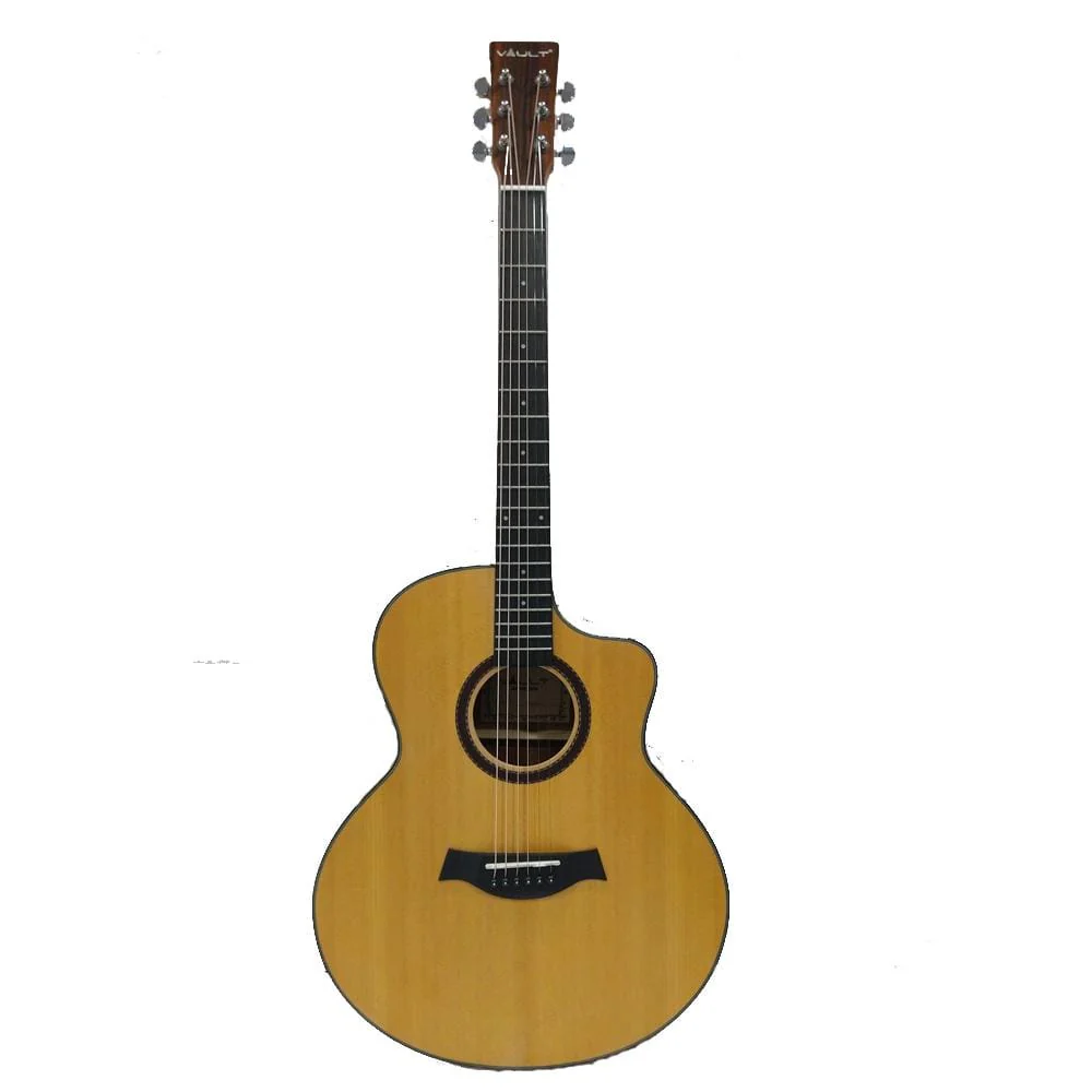 Vault EA40 41 inch Premium Spruce-Top Cutaway Acoustic Guitar - Open Box