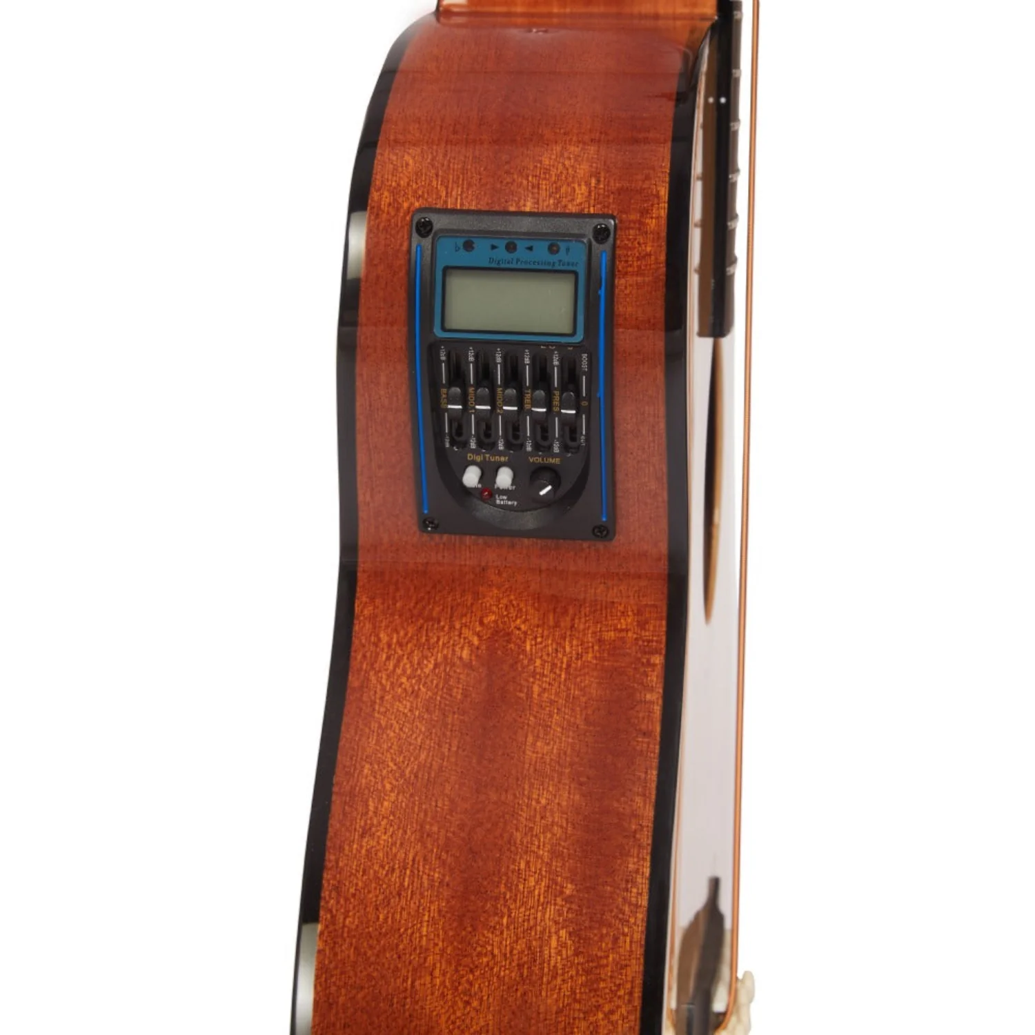 Vault EB40CE 4 String Solid-Top Acoustic Bass Guitar With EQ and Padded Gigbag - 34" Long Scale Length - Open Box - Image 19