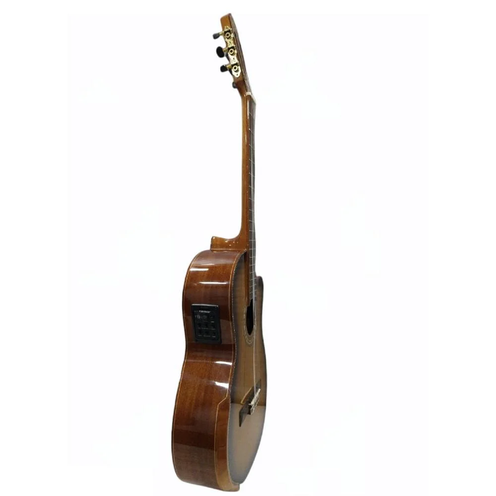 Vault EC3970 39 inch Premium Cutaway Classical Guitar with Fishman Pickup - Image 10