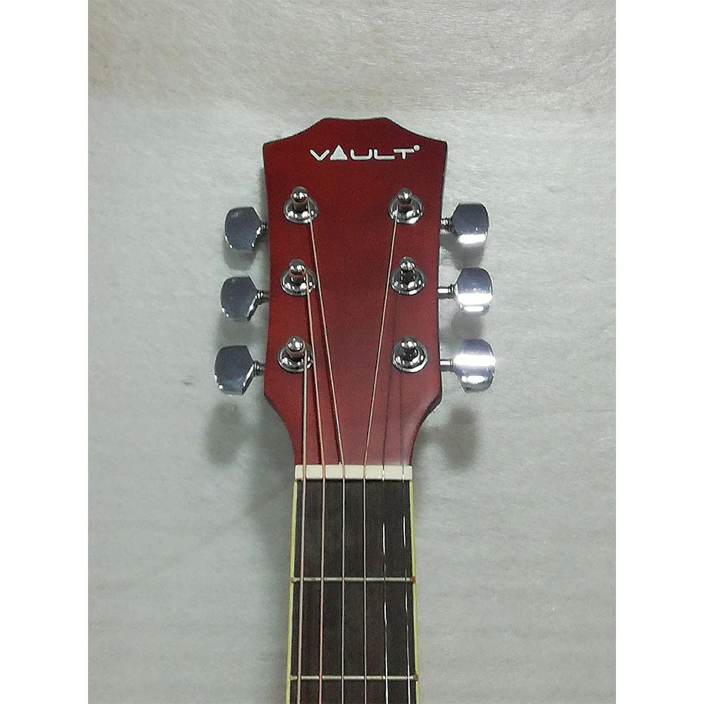 Vault ED-10C 41 inch Cutaway Acoustic Guitar - Natural - Open Box B Stock - Image 13