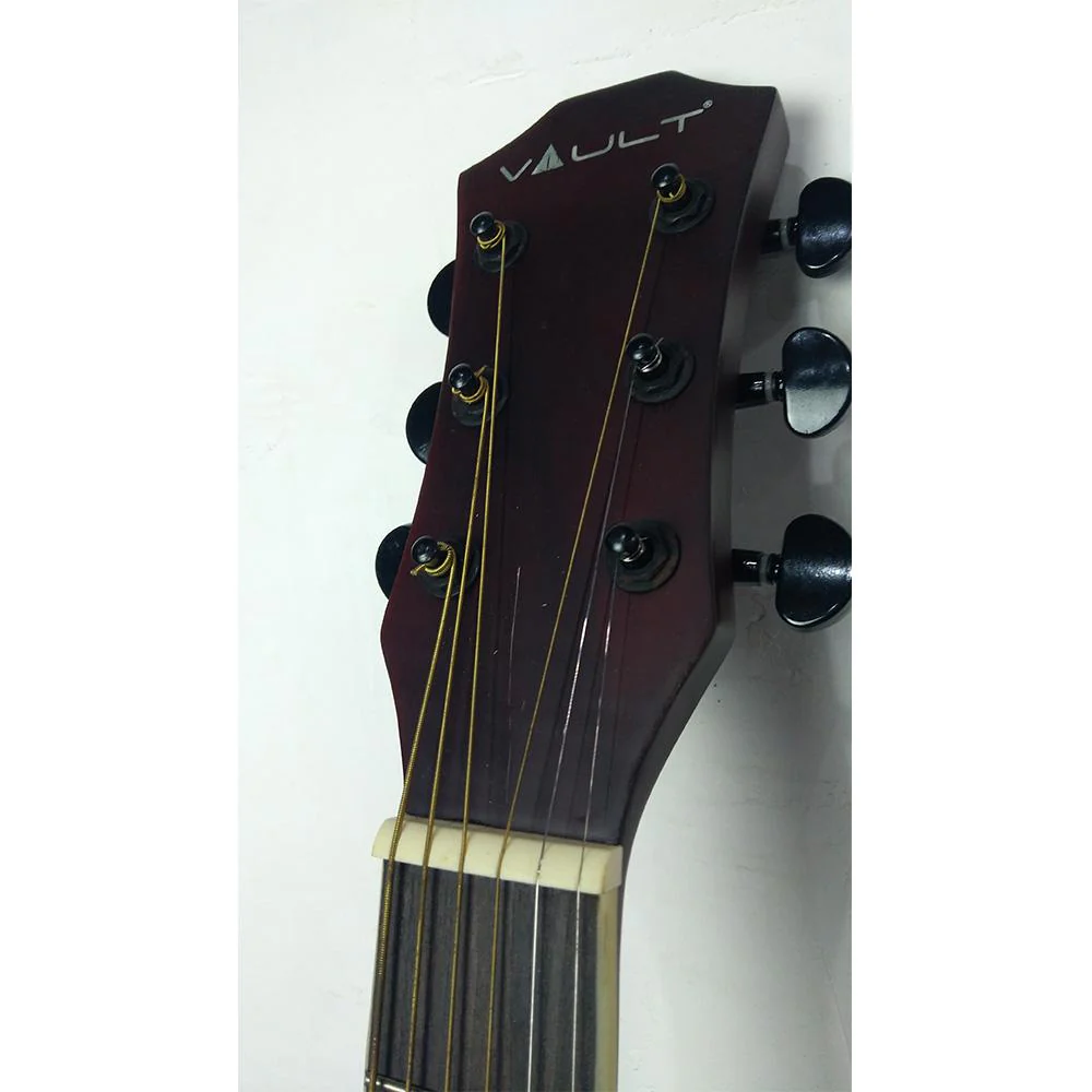 Vault ED-10D 41 inch Dreadnought Acoustic Guitar - Natural - Open Box B Stock - Image 12