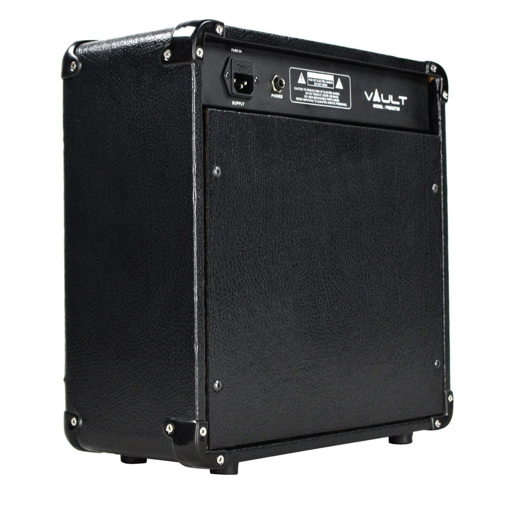 Vault Frenzy 20 Watt Combo Guitar Amplifier with Analog Distortion, Reverb & Delay All Playable Together - Must Have Accessories - Image 8