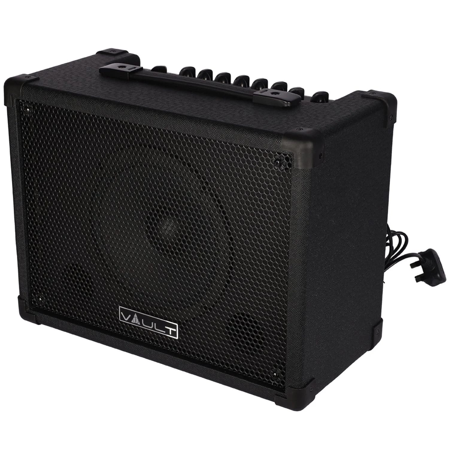Vault Fury 30 Watt Digital Combo Guitar Amplifier with Effects and 36 Pattern Drum Machine - Must Have Accessories - Image 5