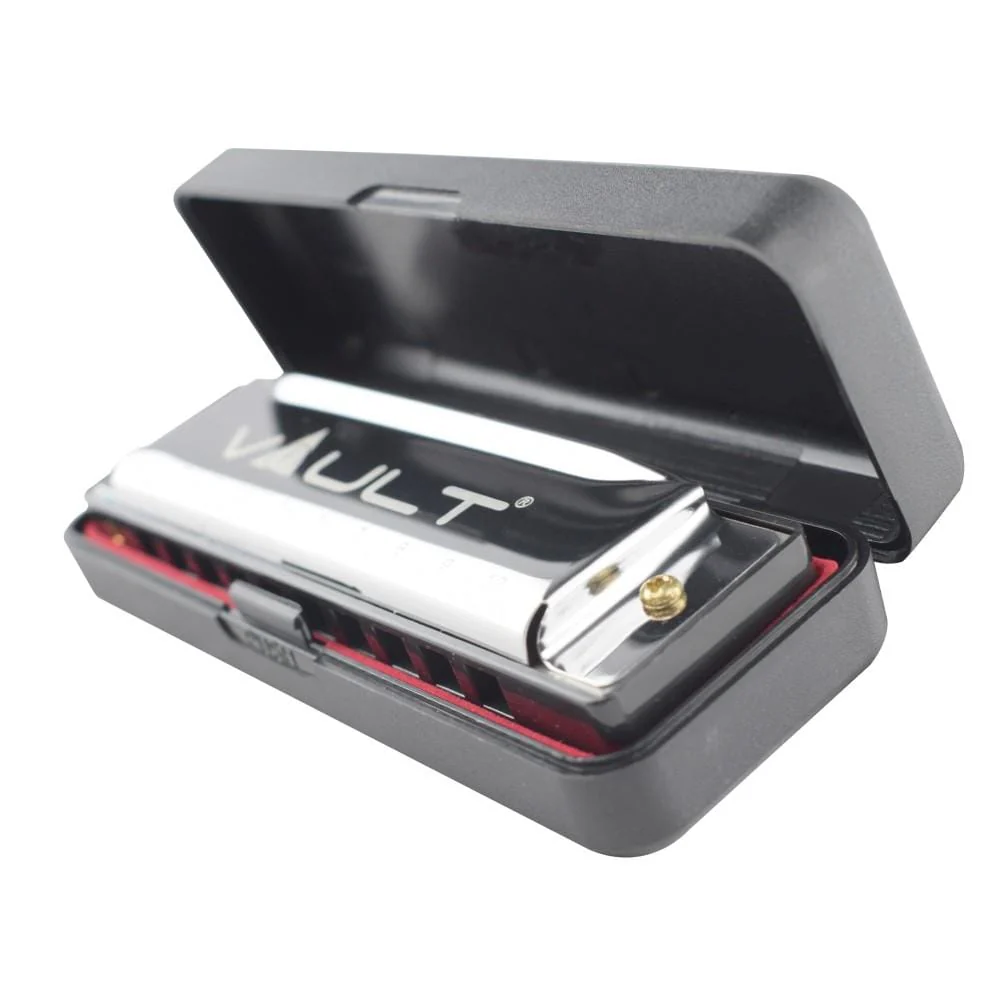 Vault HA1000 Key C 10-Hole Diatonic Harmonica/ Mouth Organ For Beginner & Professional - Image 14