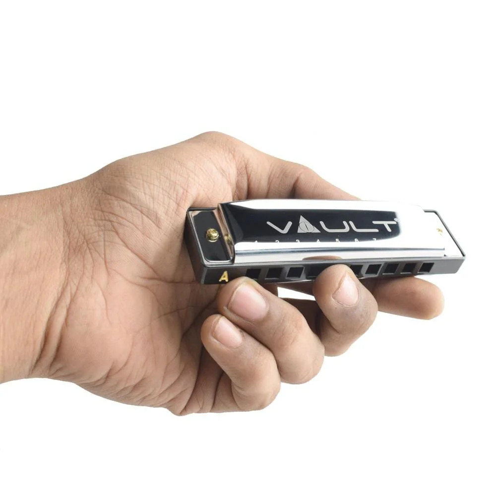 Vault HA1000 Key C 10-Hole Diatonic Harmonica/ Mouth Organ For Beginner & Professional - Image 15