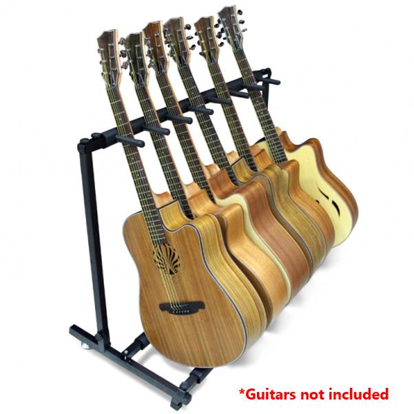 Vault JYCJQ1 7-pcs Guitar Stand - Black