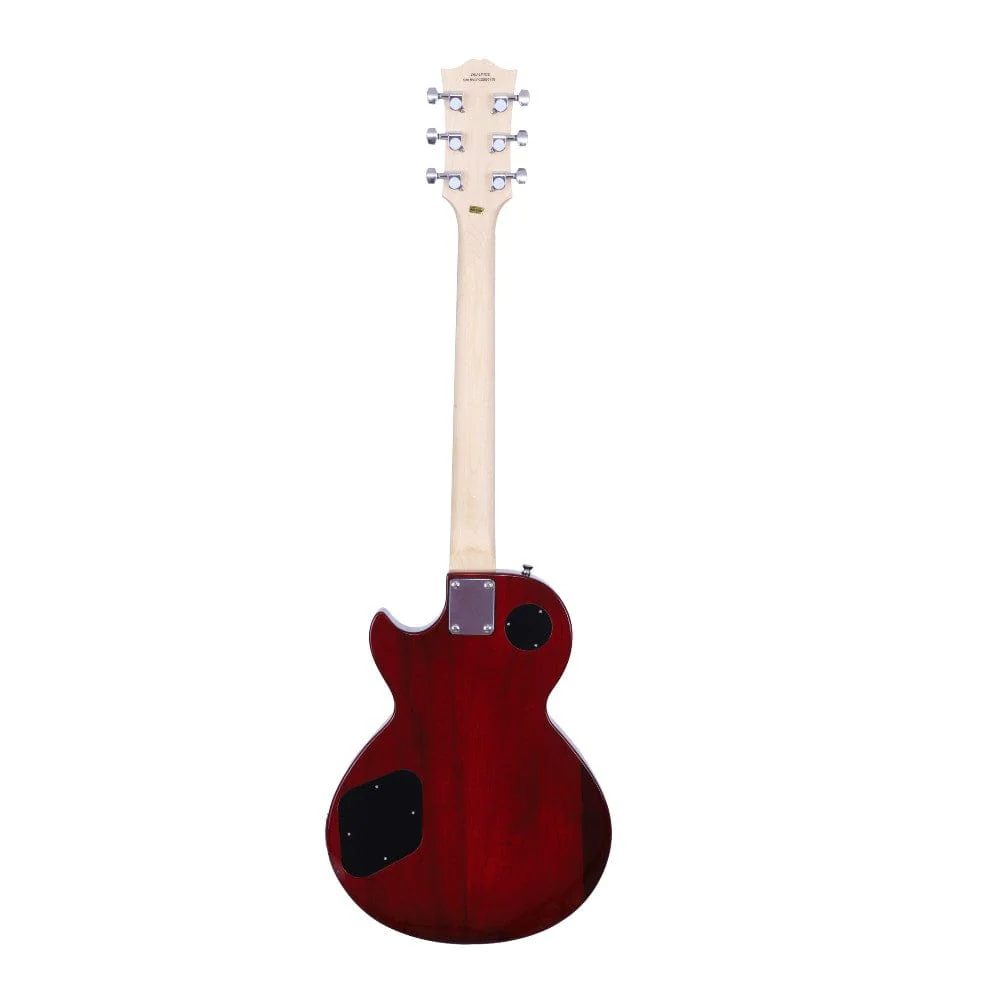 Vault LP1 Les Paul Style Electric Guitar with Gigbag, Amplifier, Tuner, Cable, Polishing Cloth & Ebook - Image 13
