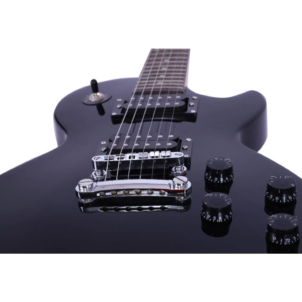 Vault LP1 Les Paul Style Electric Guitar with Gigbag, Amplifier, Tuner, Cable, Polishing Cloth & Ebook - Image 5