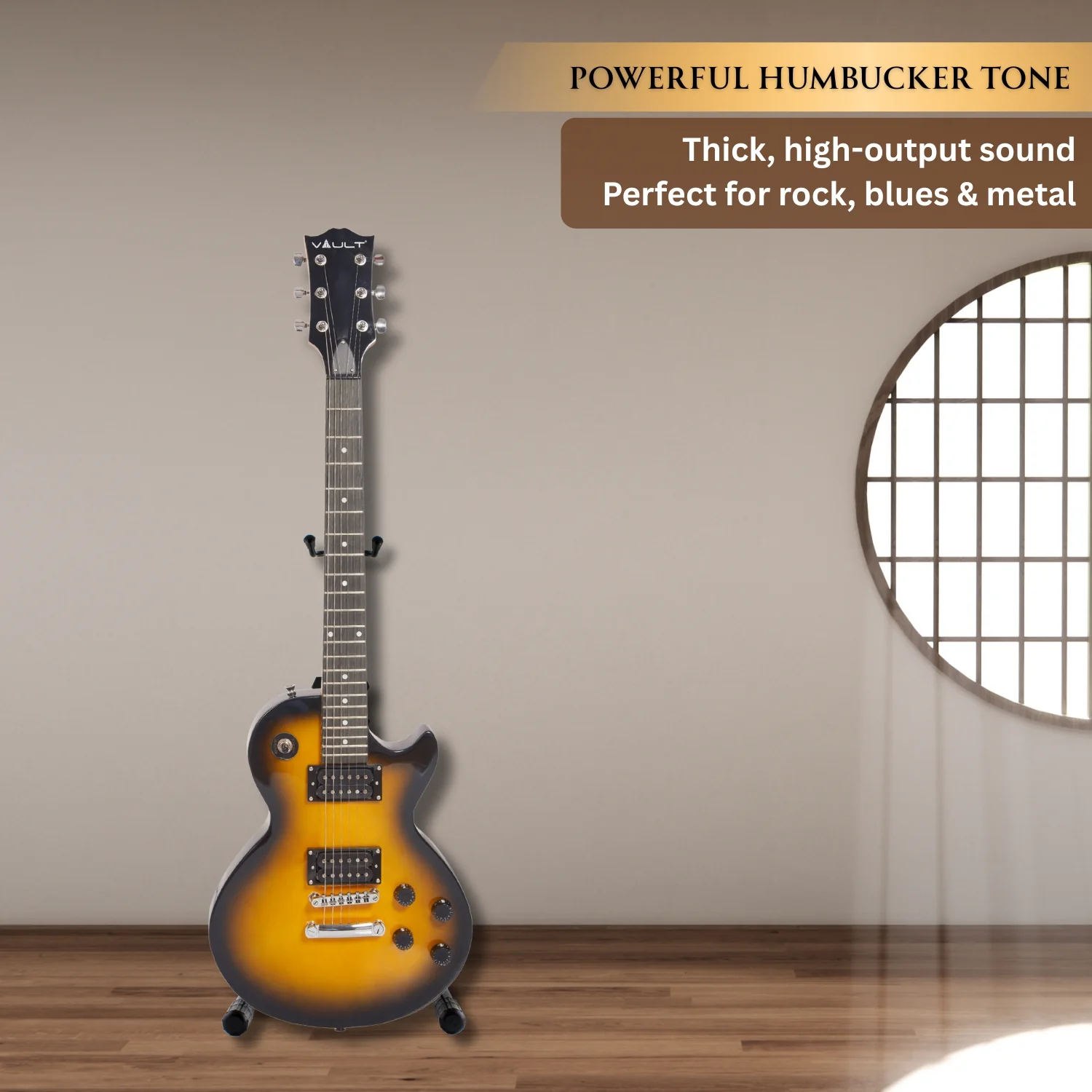 Vault LP1 Les Paul Style Electric Guitar - Image 7