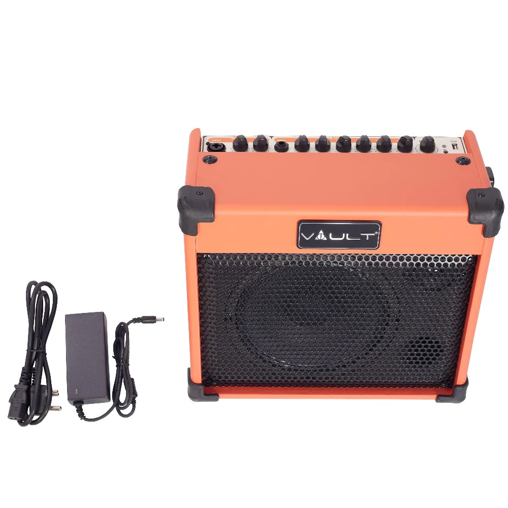 Vault Nomad 20 Twenty Watt Acoustic Guitar Two Channel Amplifier with Independent Chorus and Reverb Effects - Image 7